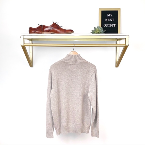 American Eagle Athletic Fit Mock Neck Zip Pullover - Picture 2 of 9